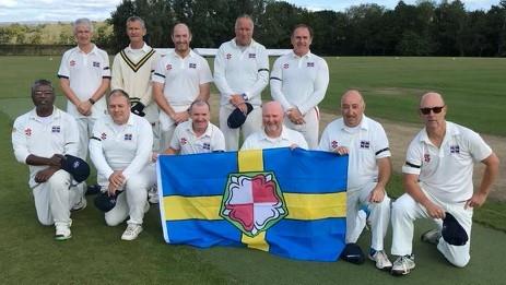 Julian playing for the Pembs Seniors